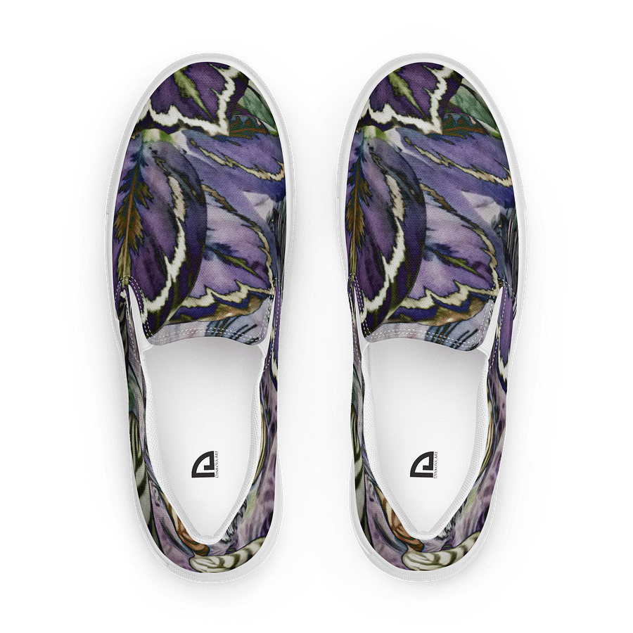 Purple Leaves Canvas Shoes product image (1)