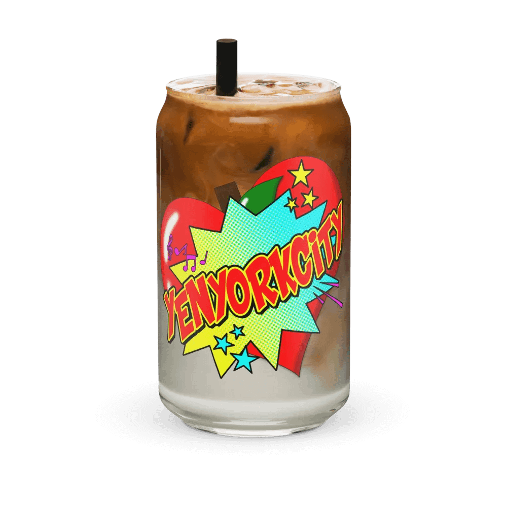 YenYorkCity Comic Logo Can Glass product image (6)