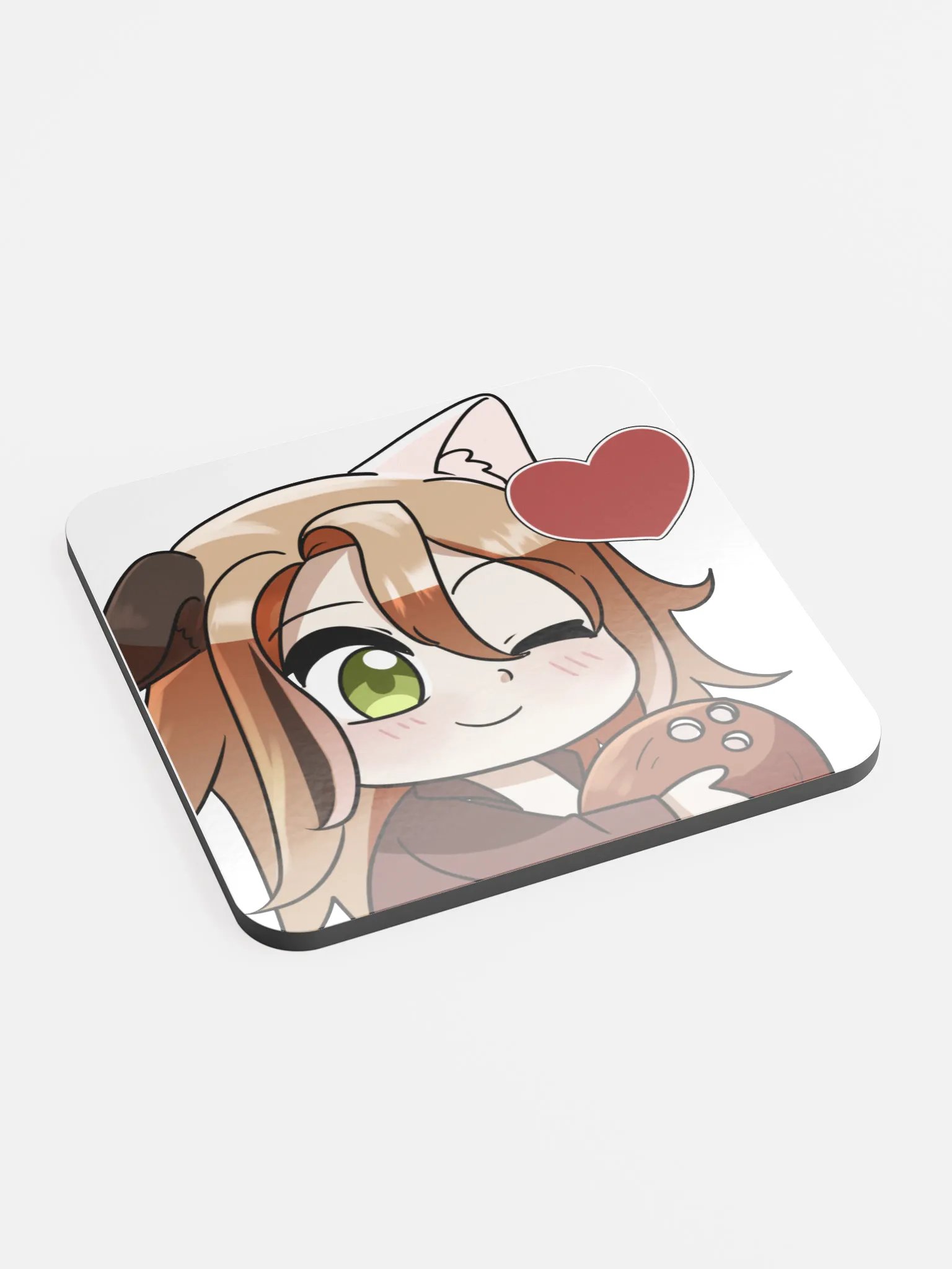 coconut love emote coaster product image (2)