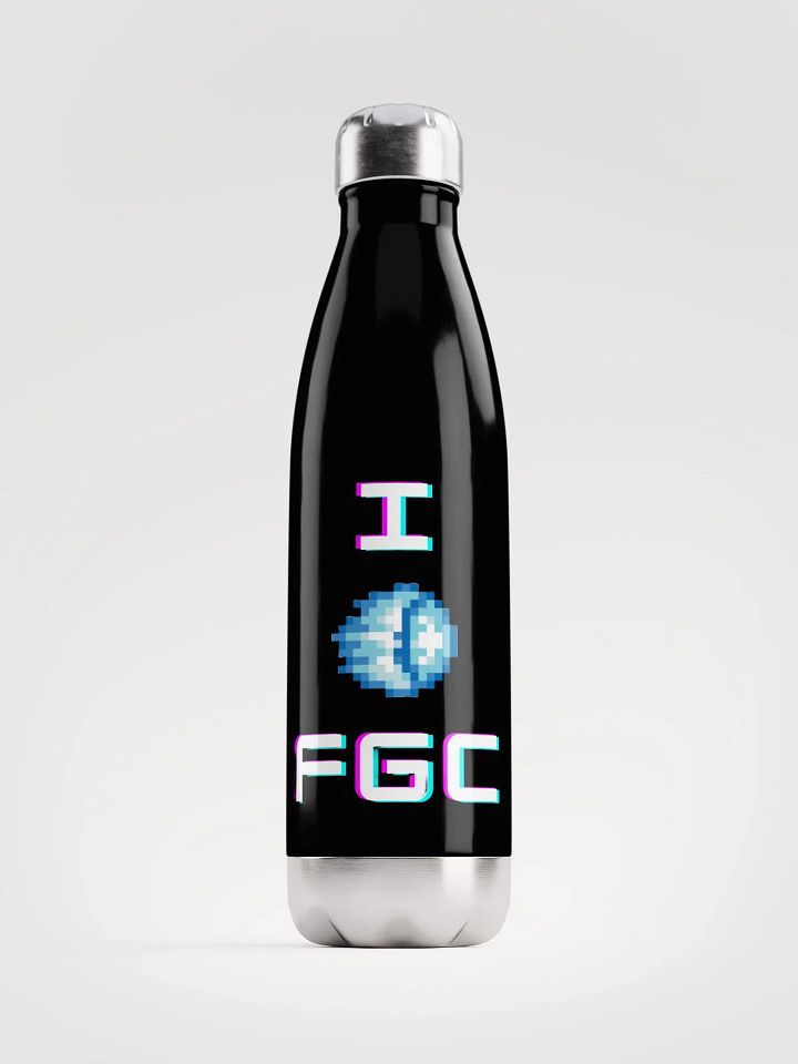 Fragmented Illusion Stainless Steel Water Bottle product image (1)