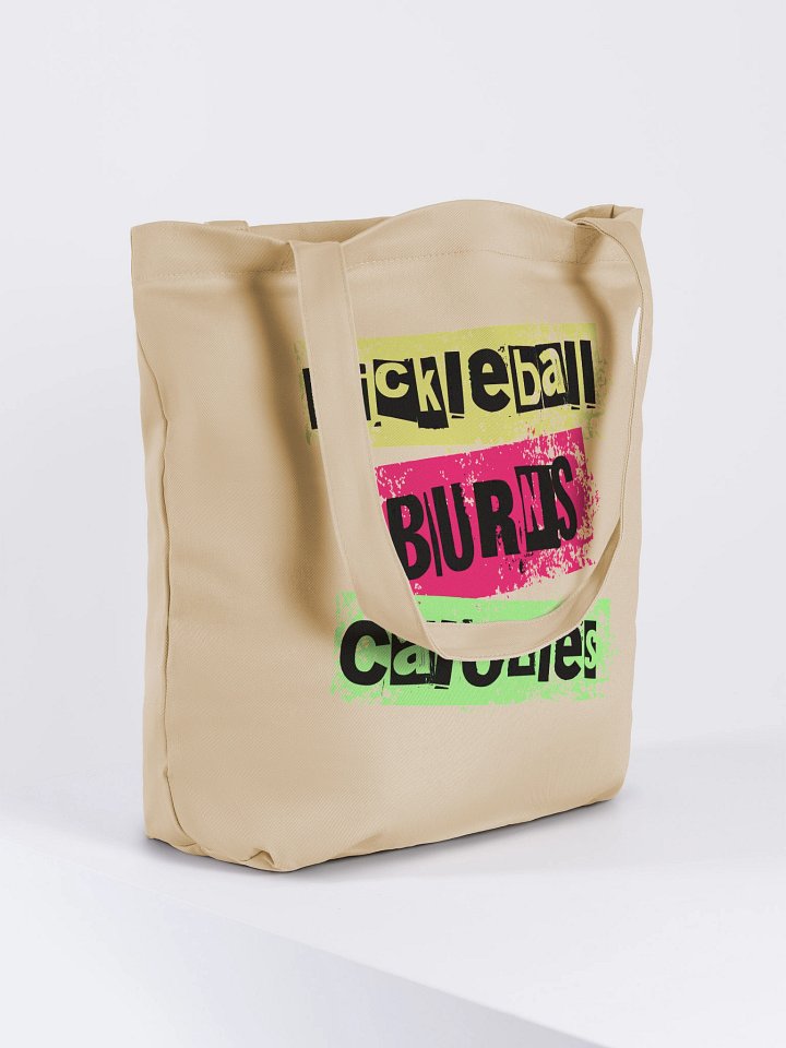 Pickleball Burns Calories Playful Tote Bag product image (4)