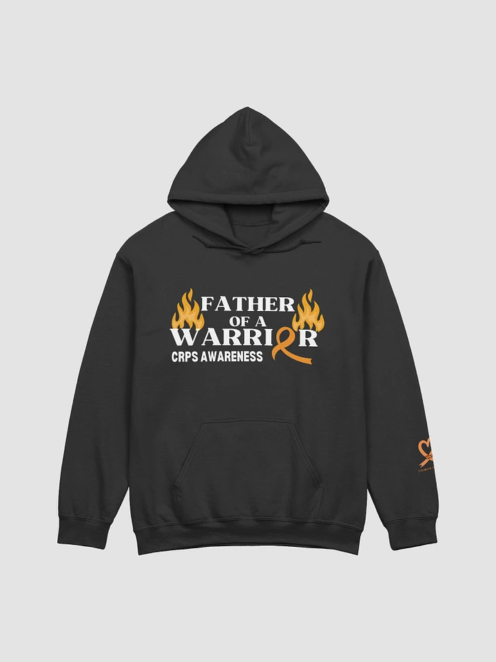FATHER of a Warrior CRPS Awareness Hoodie- White Print product image (1)