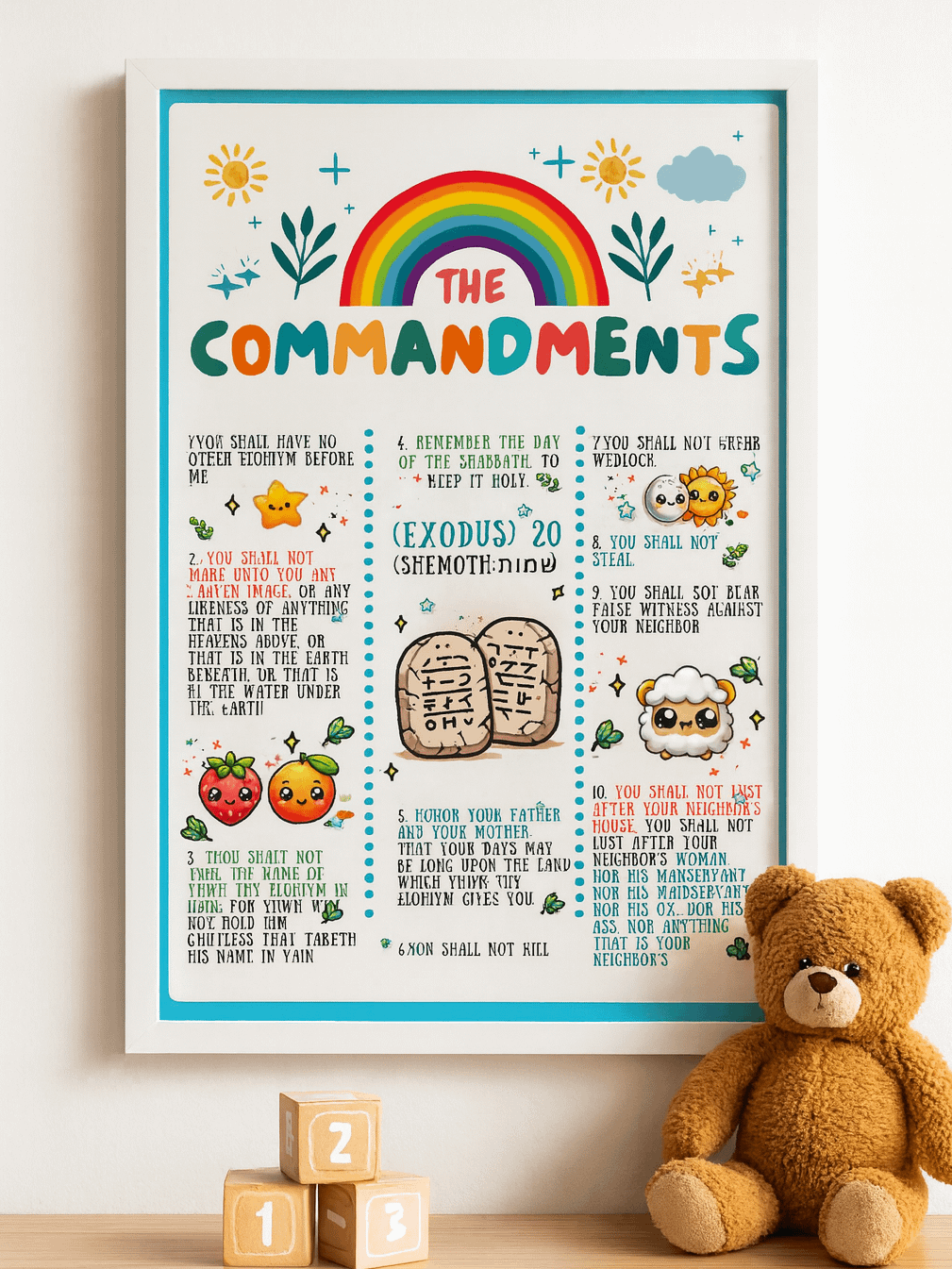 The Commandments – Printable Poster (Digital Download) product image (1)