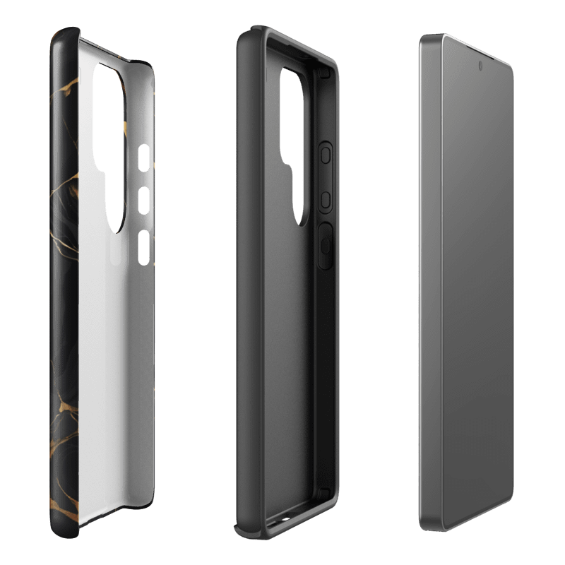 Tough Case for Samsung – Ebon Gold Waves product image (47)
