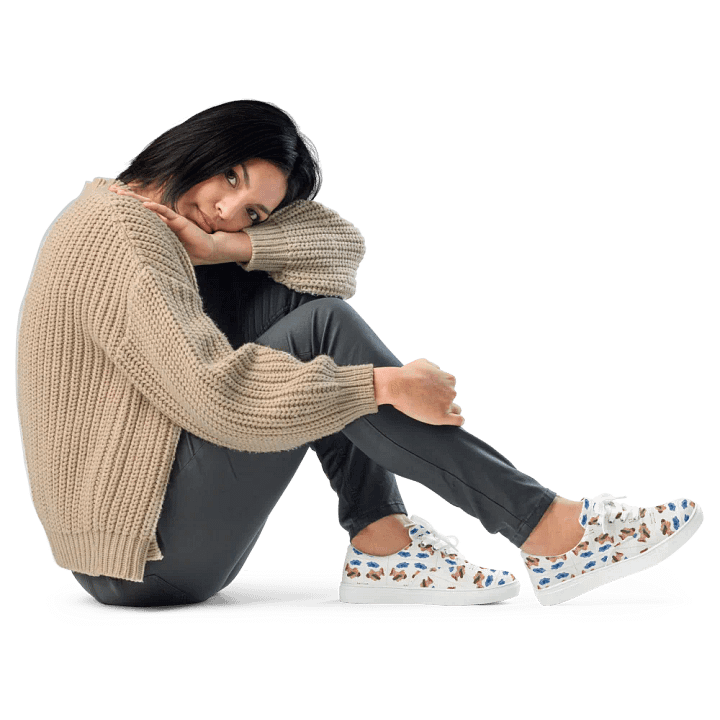 Kid Airplanes (Women's Lace-Up Canvas Shoes) product image (1)