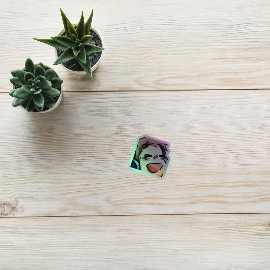 Chaabbz Lmao Holographic Emote Sticker product image (10)