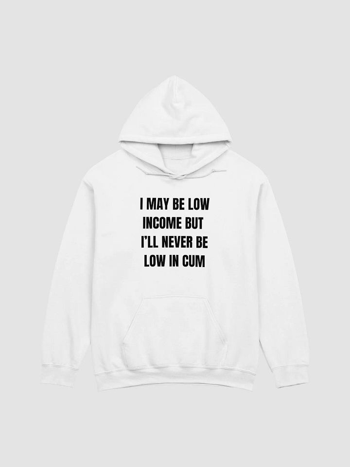 I May Be Low Income But I'll Never Be Low In Cum Hoodie product image (1)
