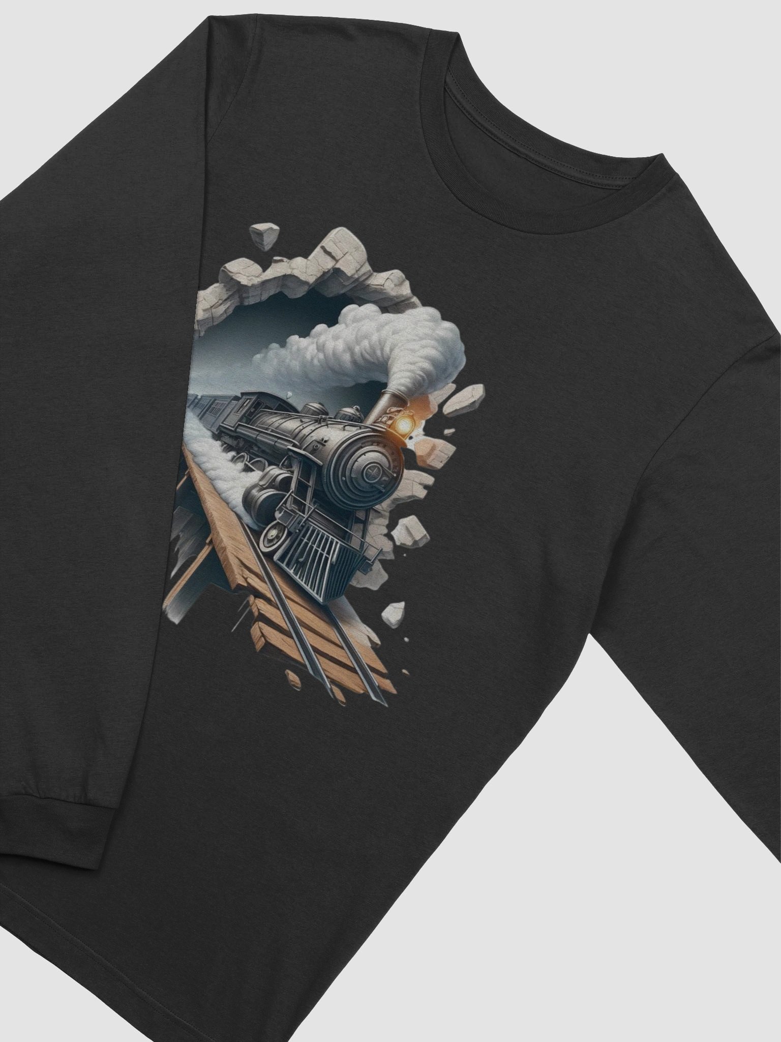 Steam Engine Breakthrough Long Sleeve T-Shirt product image (2)