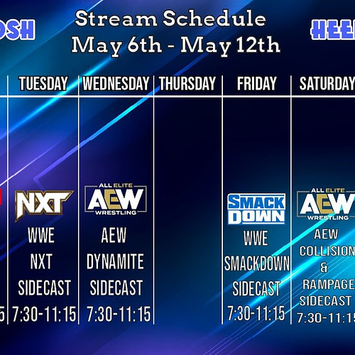 Twitch Schedule for 5/6 - 5/12. 

Messed up the end times but I will be gaming on Tuesday, Wednesday, and Friday!

#twitch #y...