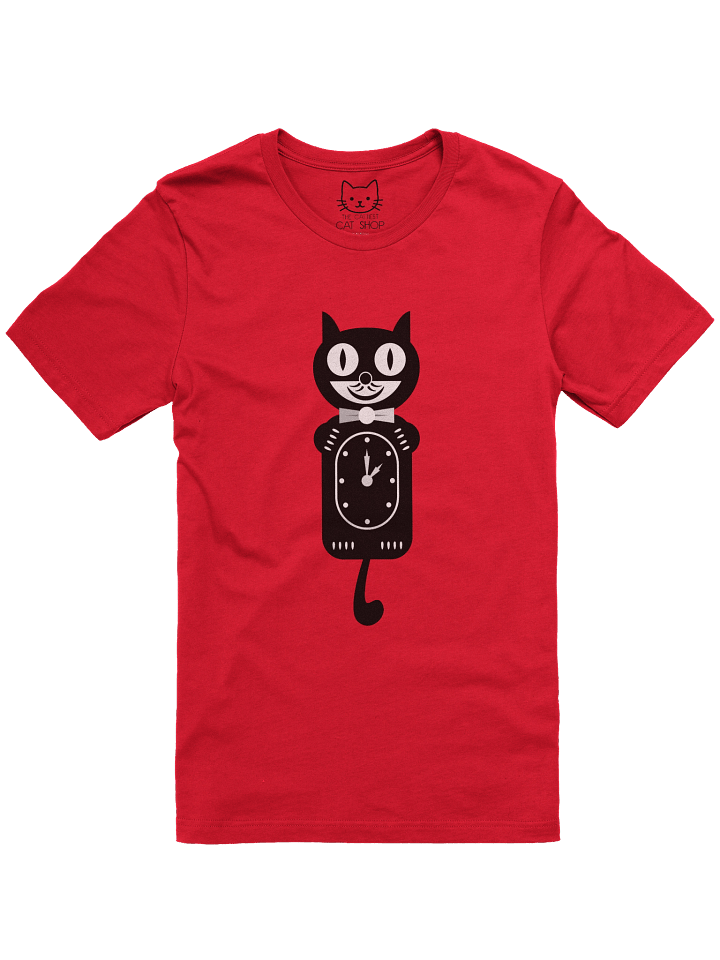 1950's Retro Cat Clock Unisex T-Shirt product image (1)
