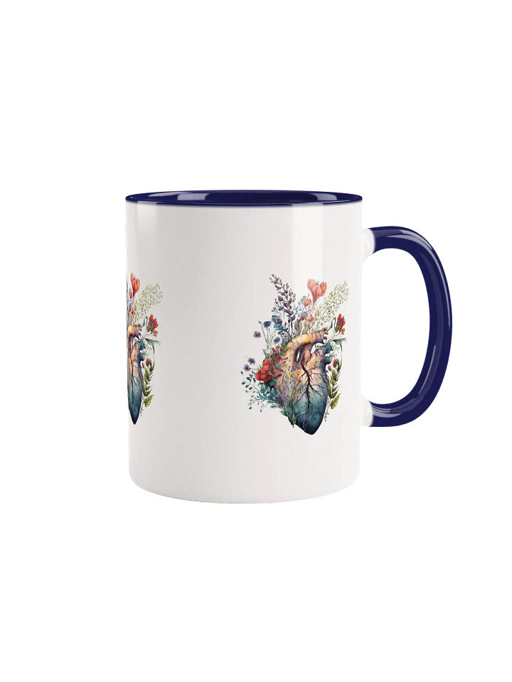 Floral Anatomy Heart Mug – Botanical Gift for Heart Care Heroes product image (3)