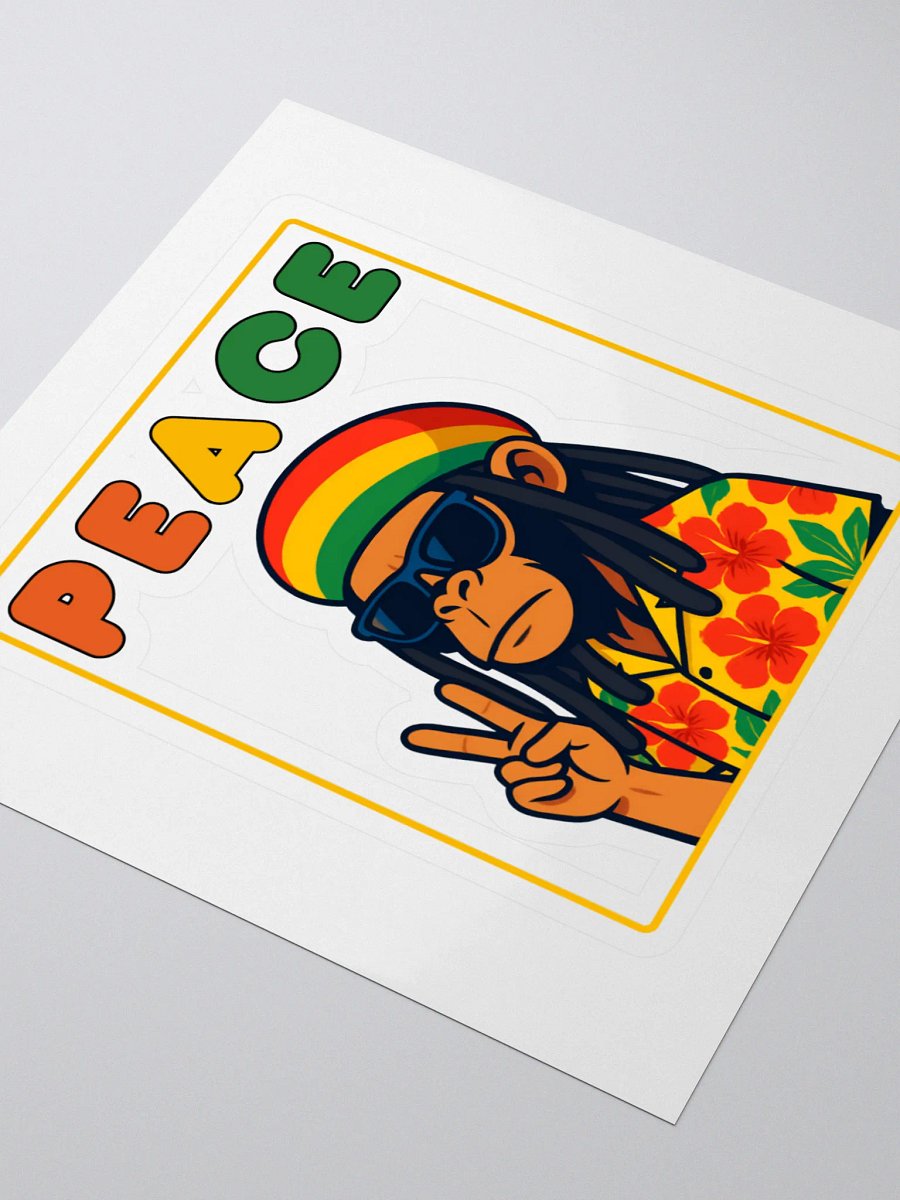 Peace Monkey Vinyl Stickers product image (6)