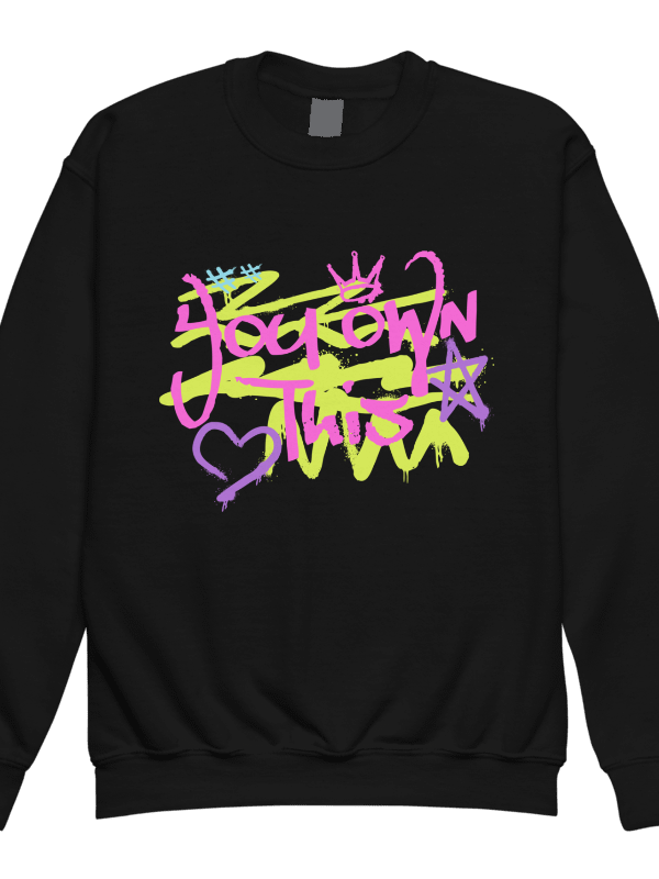 Own It Graffiti Style Youth Sweatshirt product image (2)