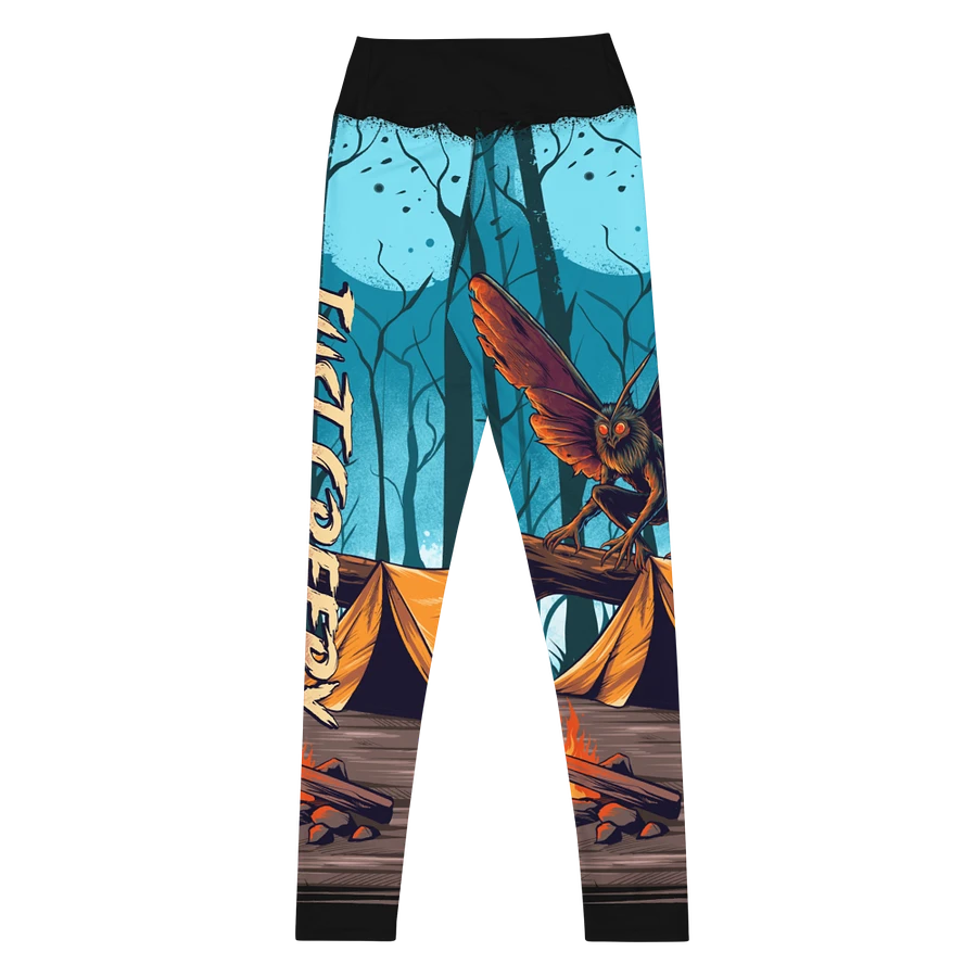 Eerie MothMan Forest Yoga Leggings product image (9)