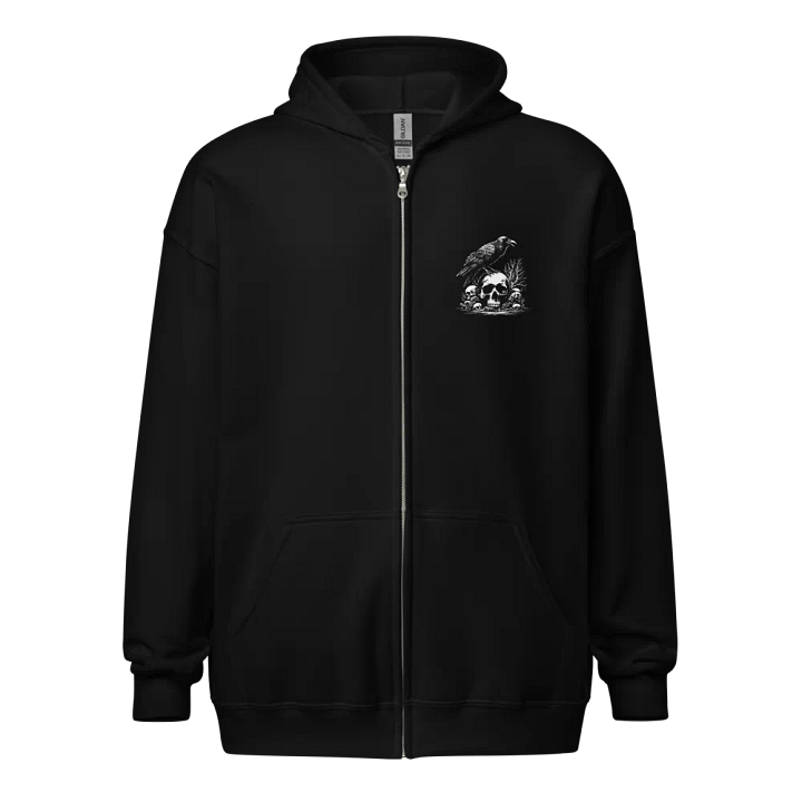Fake Authority Raven Zip Hoodie product image (1)