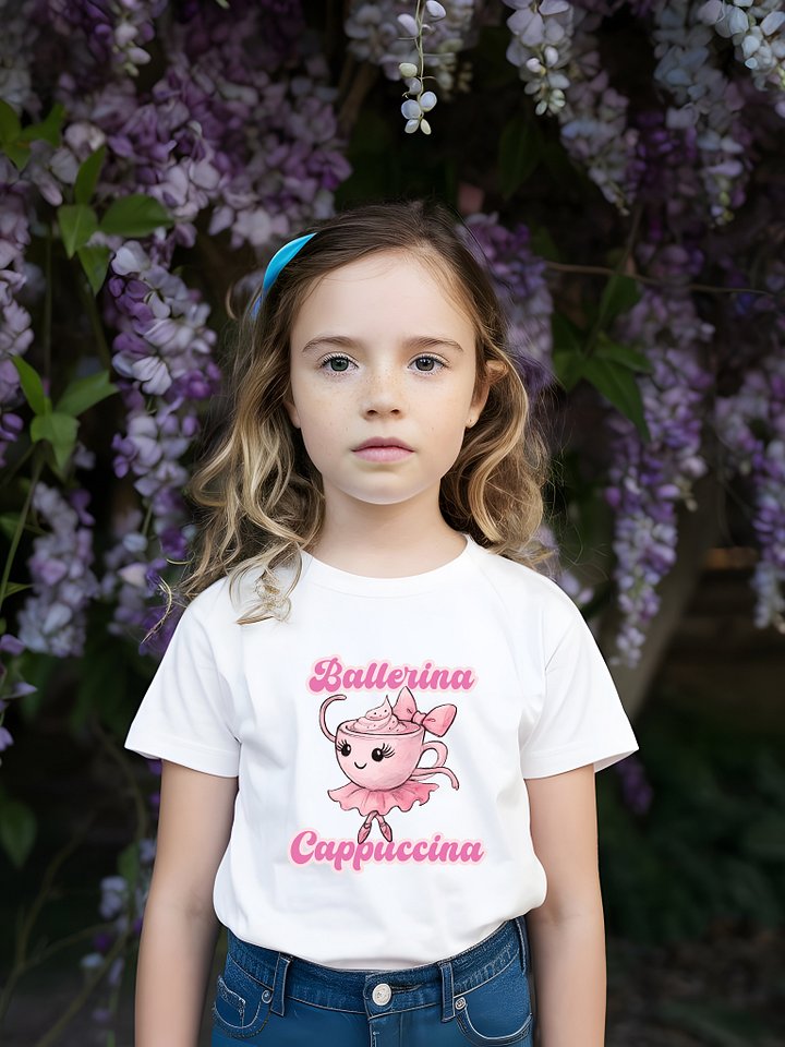 SALE Ballerina Cappuccina – Watercolor Design Youth Tee product image (1)