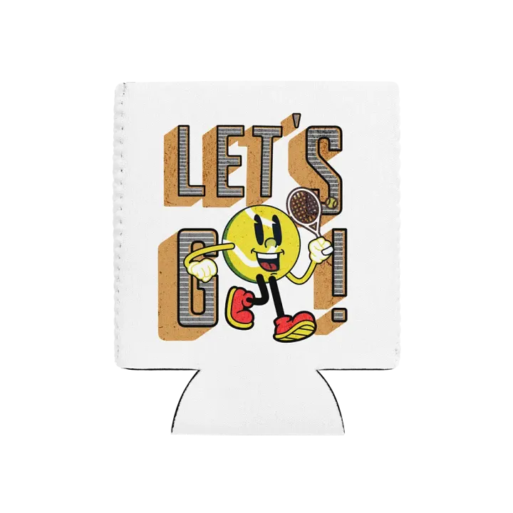 Lets Go Mascot Tennis Ball Coozie Can Cooler product image (2)