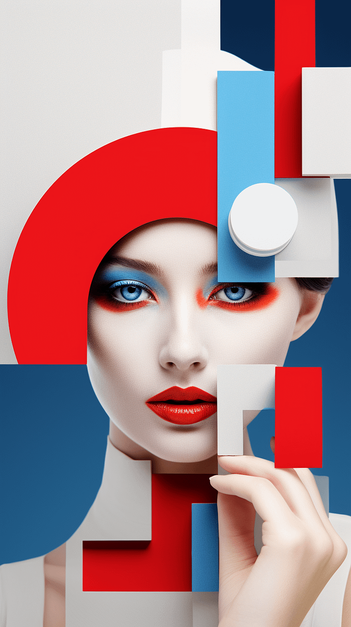 Avant-Garde Gazer Framed Wall Art Canvas product image (1)