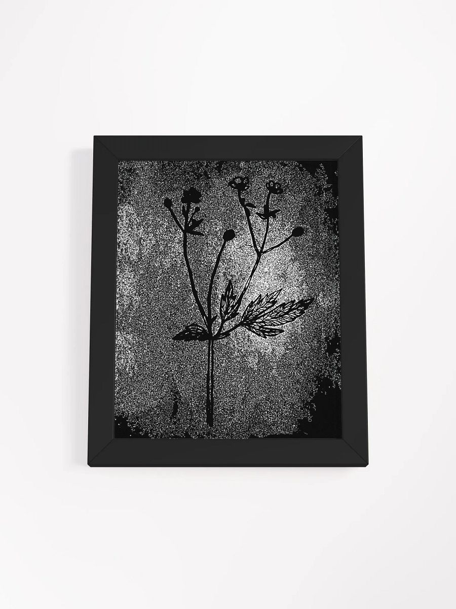 Botanical Serenity Framed Poster - Wild Flowers Dark Stylish product image (2)