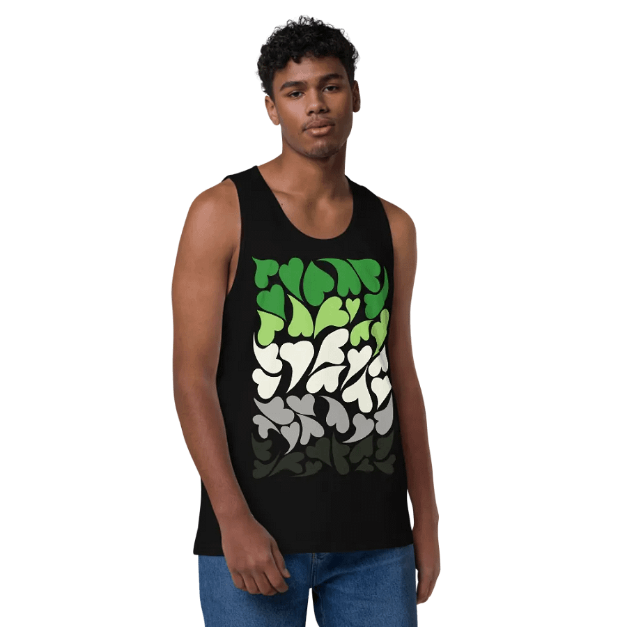 Nestled PRIDE Aromantic Tank Top product image (9)