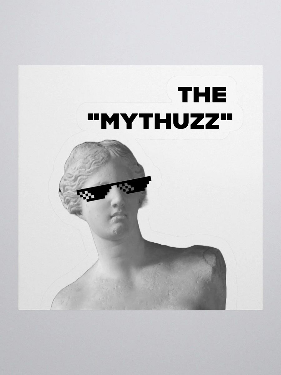 The "Mythuzz" Venus De Milo Statue sticker product image (1)