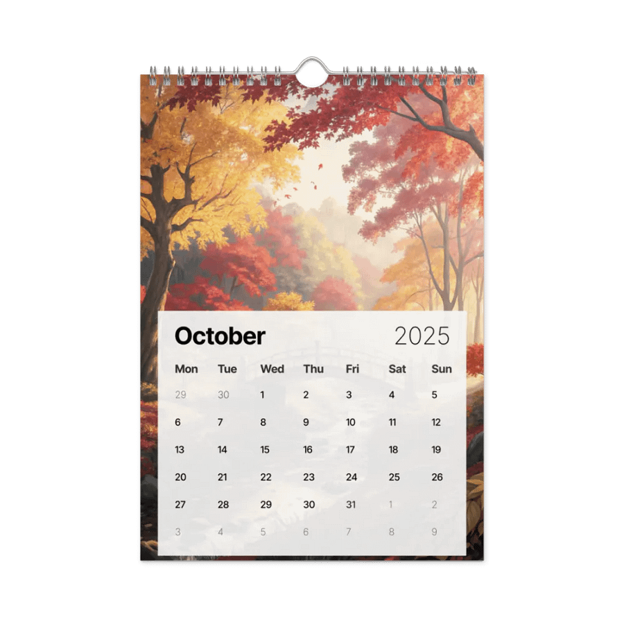 MAGICAL ANIME SEASONS WALL CALENDAR 2025 product image (12)