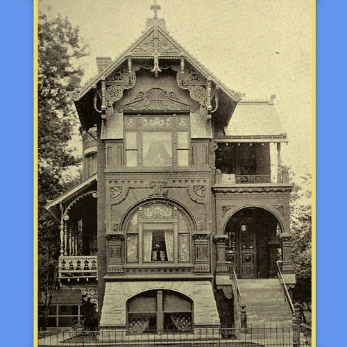 The Hermann Weinhardt House was built in 1889 in Chicago, IL. It still stands today. 
#architecture #chicago