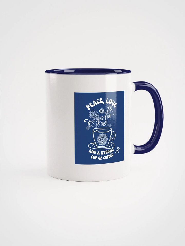 Peace, Love, and Coffee Ceramic Mug product image (1)