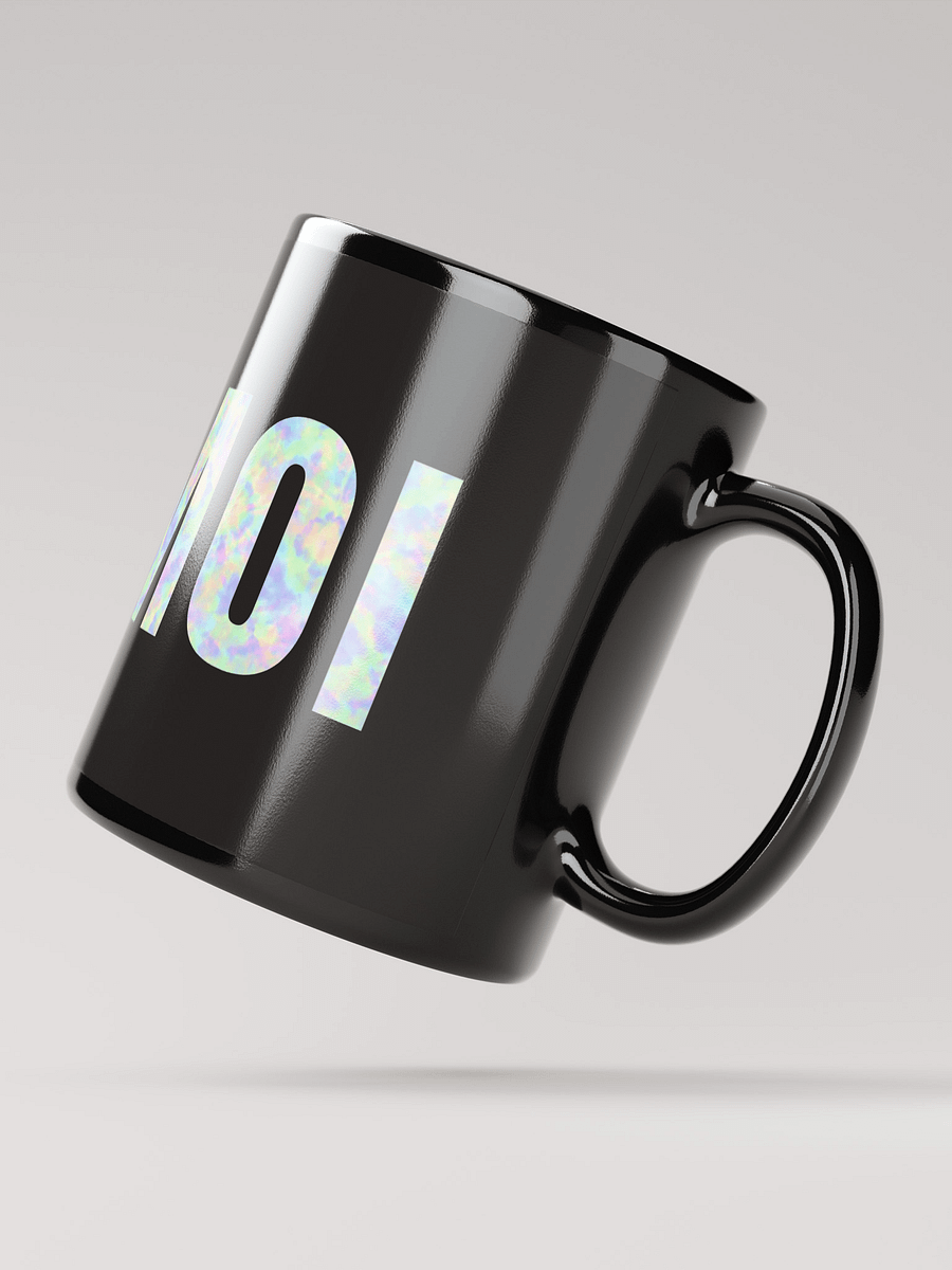 Mug Noir Toi et Moi - Décor irisé - Cadeau couple product image (2)