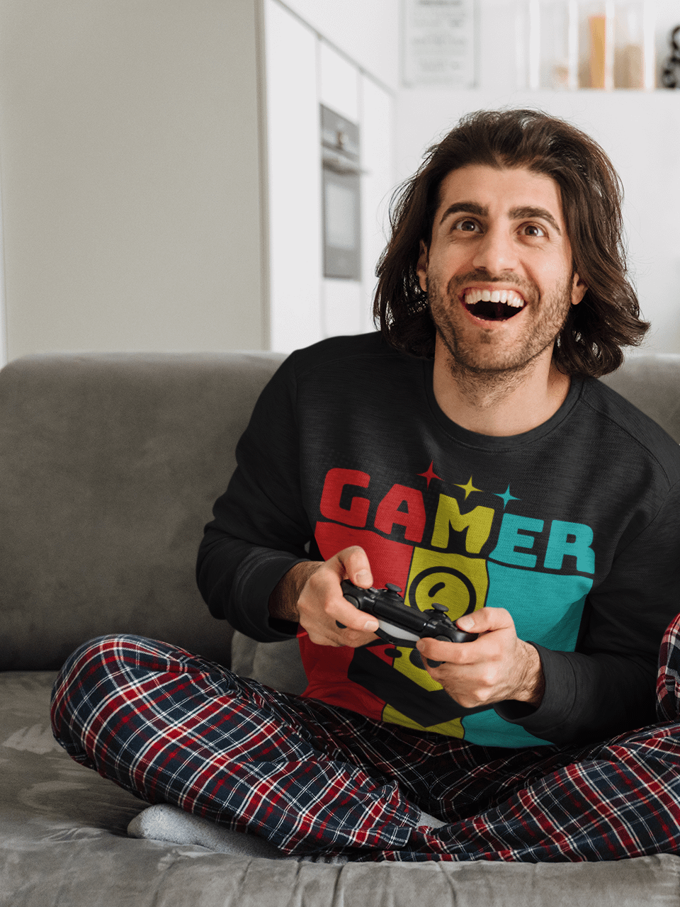 Gamer Dad premium sweatshirt product image (1)