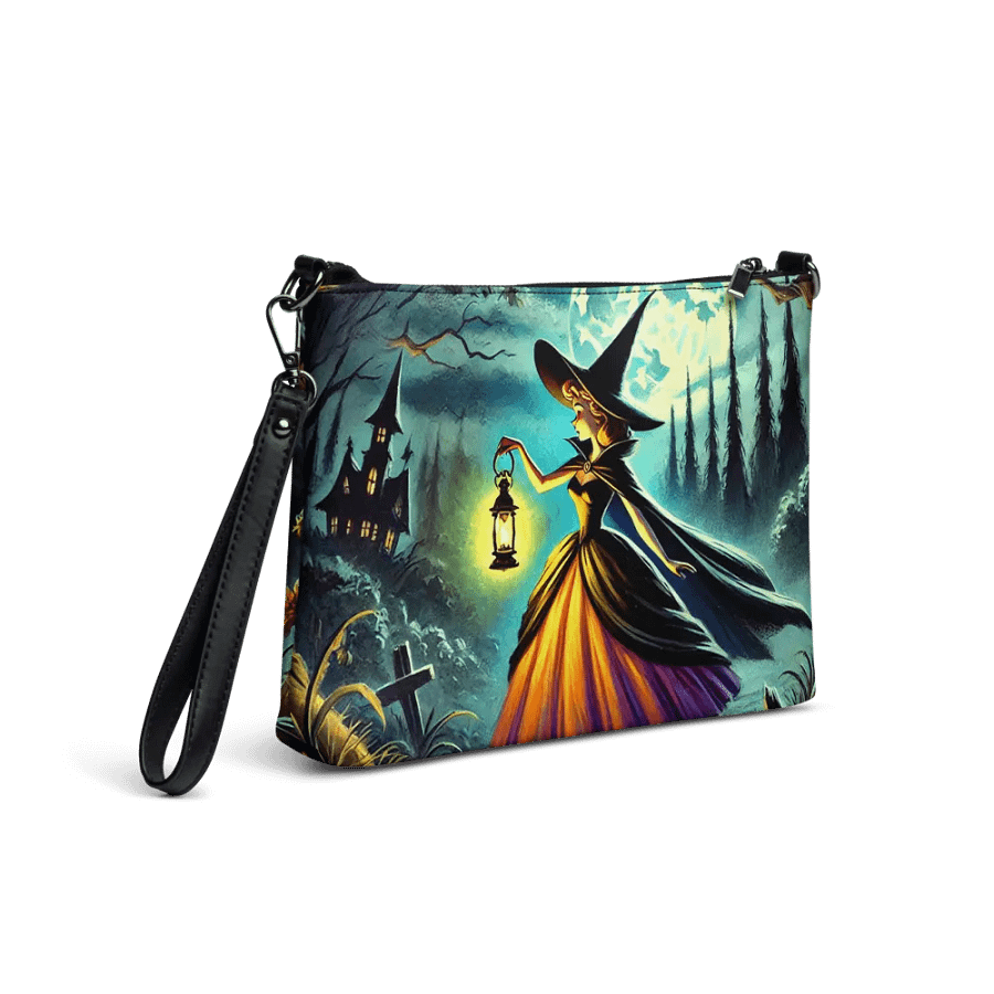Enchanting Witch in the Woods Halloween Crossbody Bag product image (4)