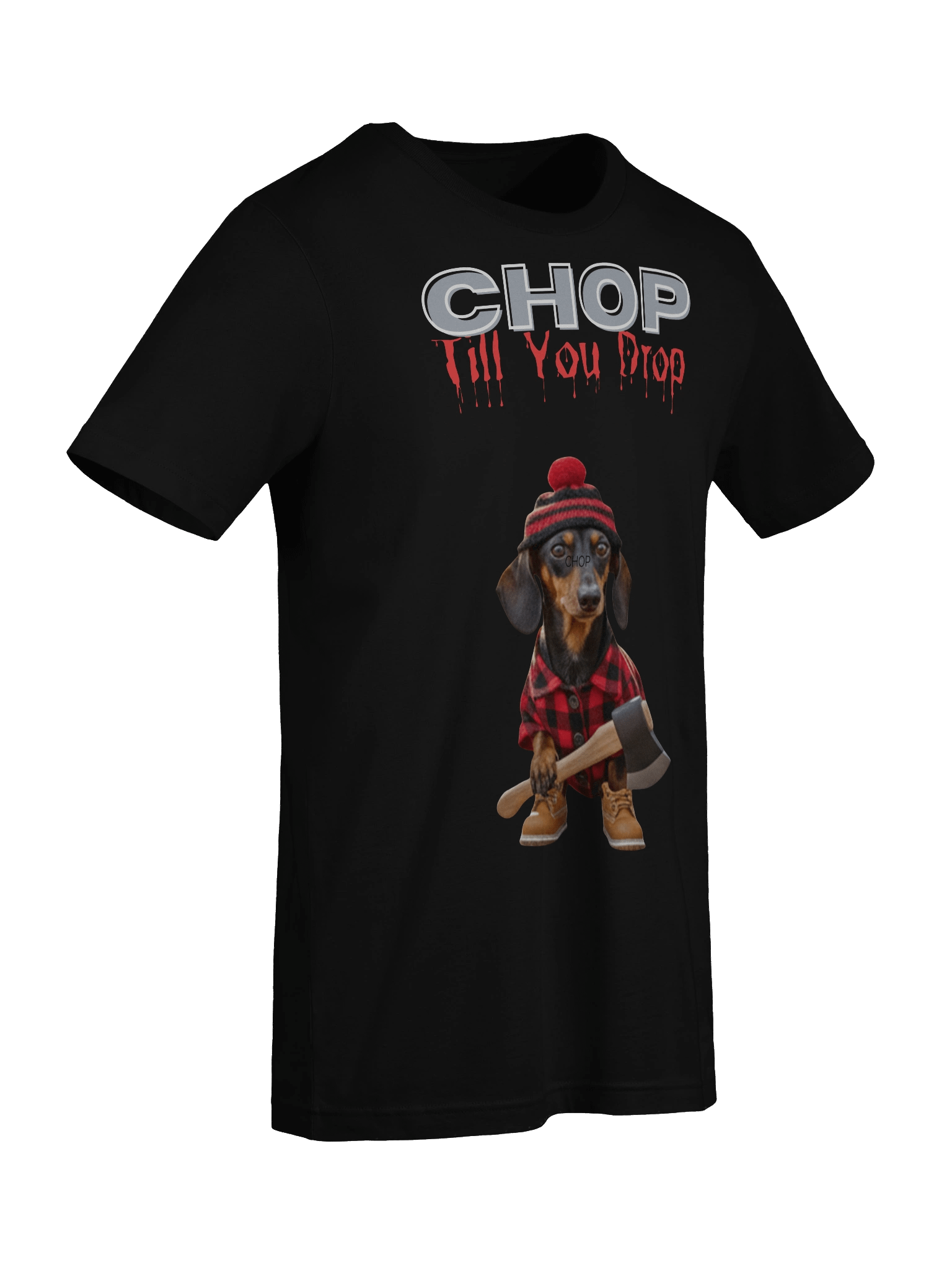 "Chop Till You Drop" Lumberjack Pup Tee product image (9)