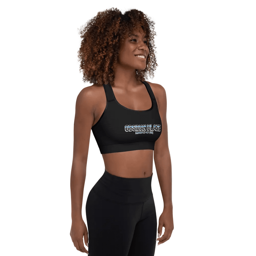 Obsidian Blaze Logo Sports Bra product image (6)