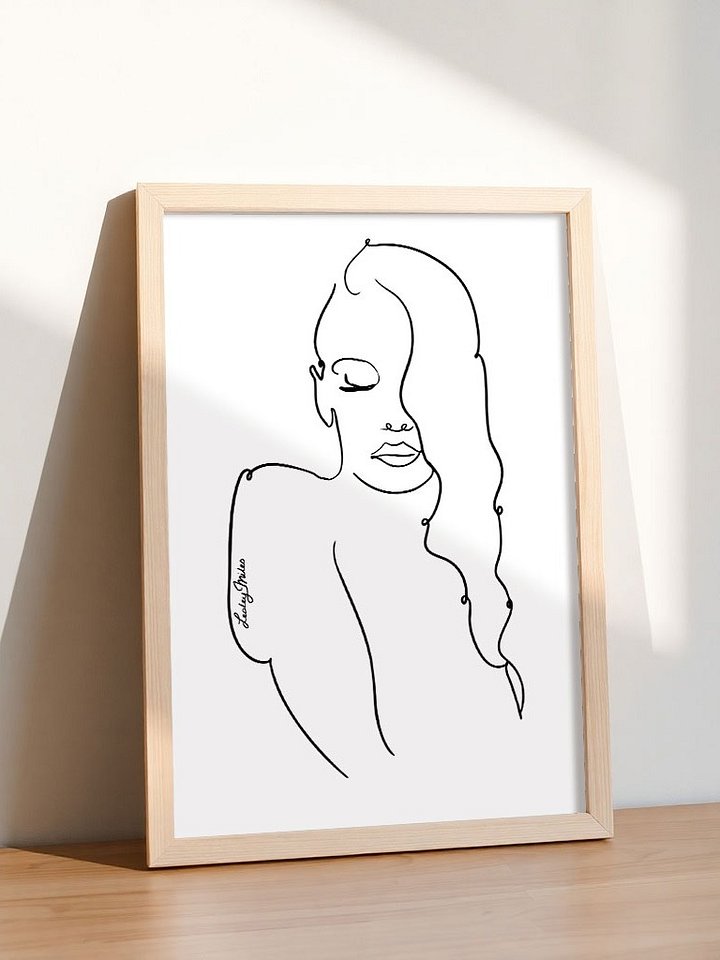 Siren Line Art Minimalist Poster product image (2)