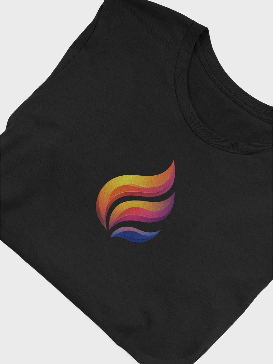 Flame Supersoft T-Shirt Black product image (5)