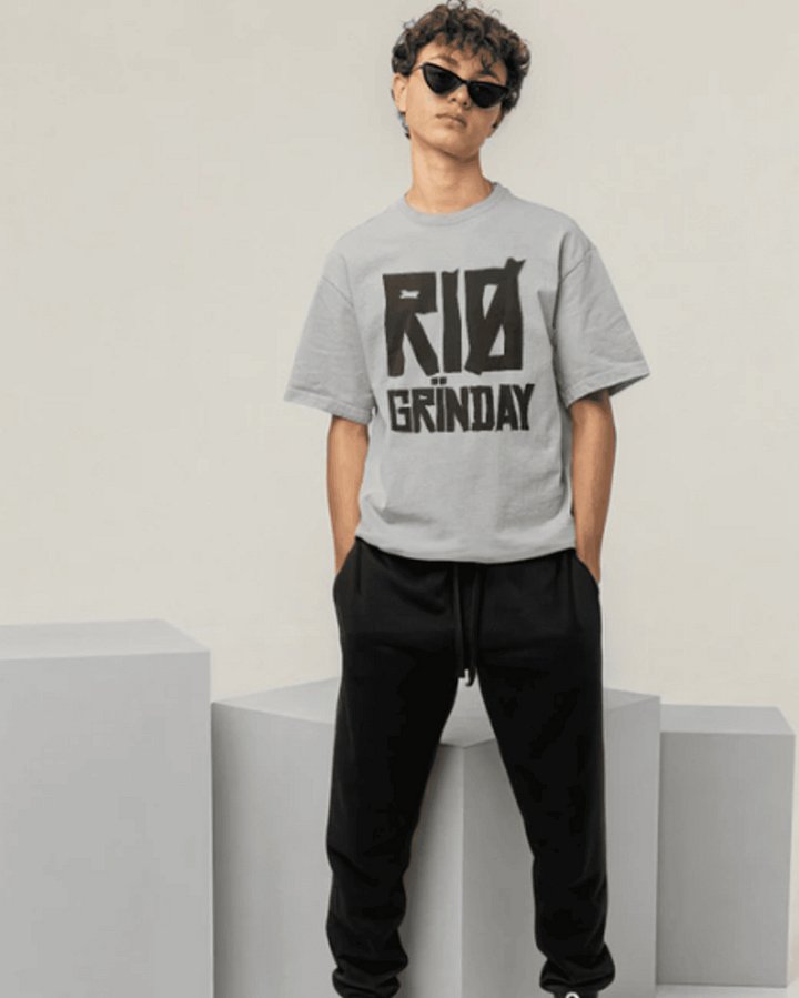 RIO GRINDAY BLACK ESSENTIAL LOGO TEE product image (2)