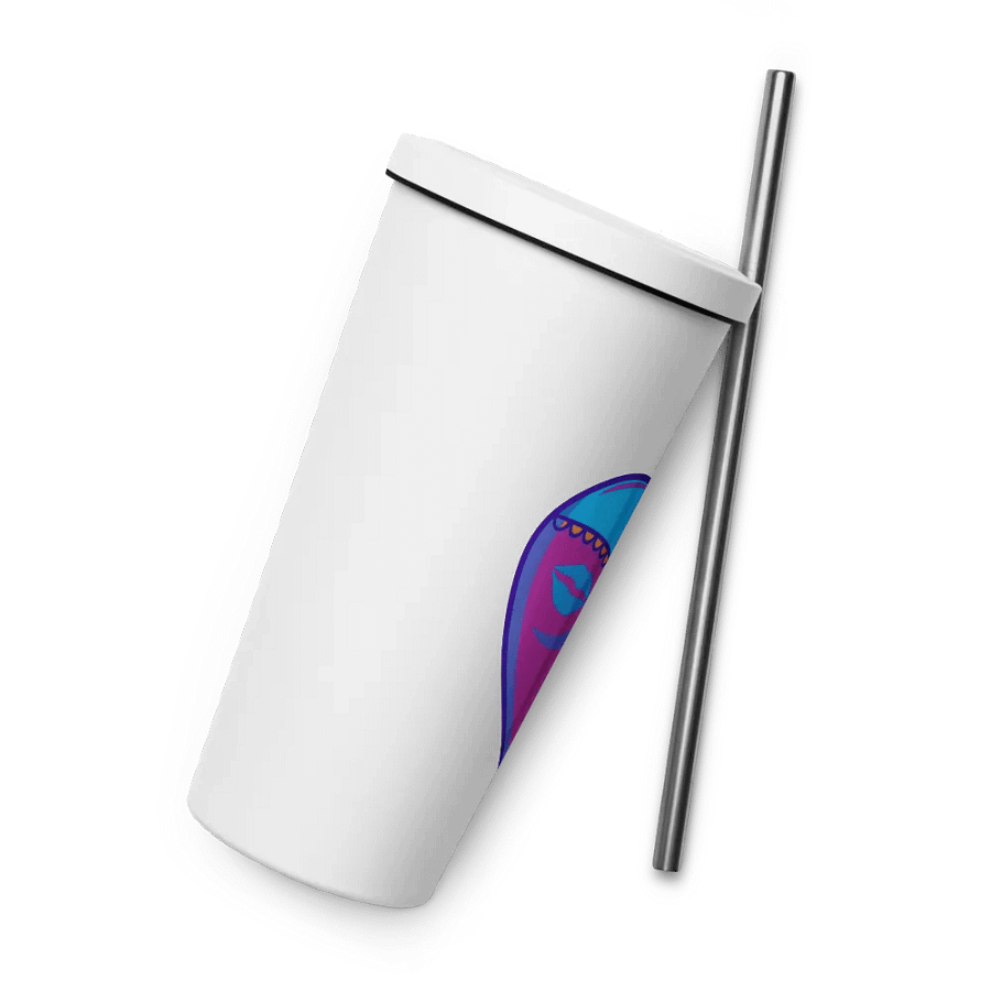 NEON KILLA EMMY HEART BUTT INSULATED TUMBLER WITH STRAW product image (9)