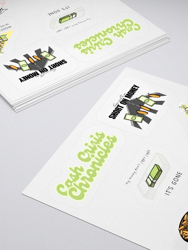 Cash Crisis Chronicles Sticker Set product image (2)