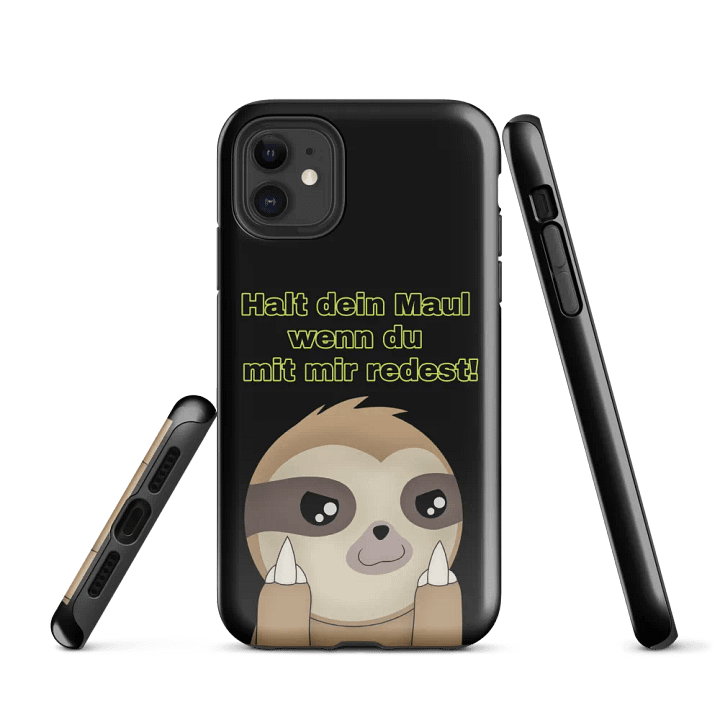 RTR iPhone® Tough Case black Spruch #1 product image (1)