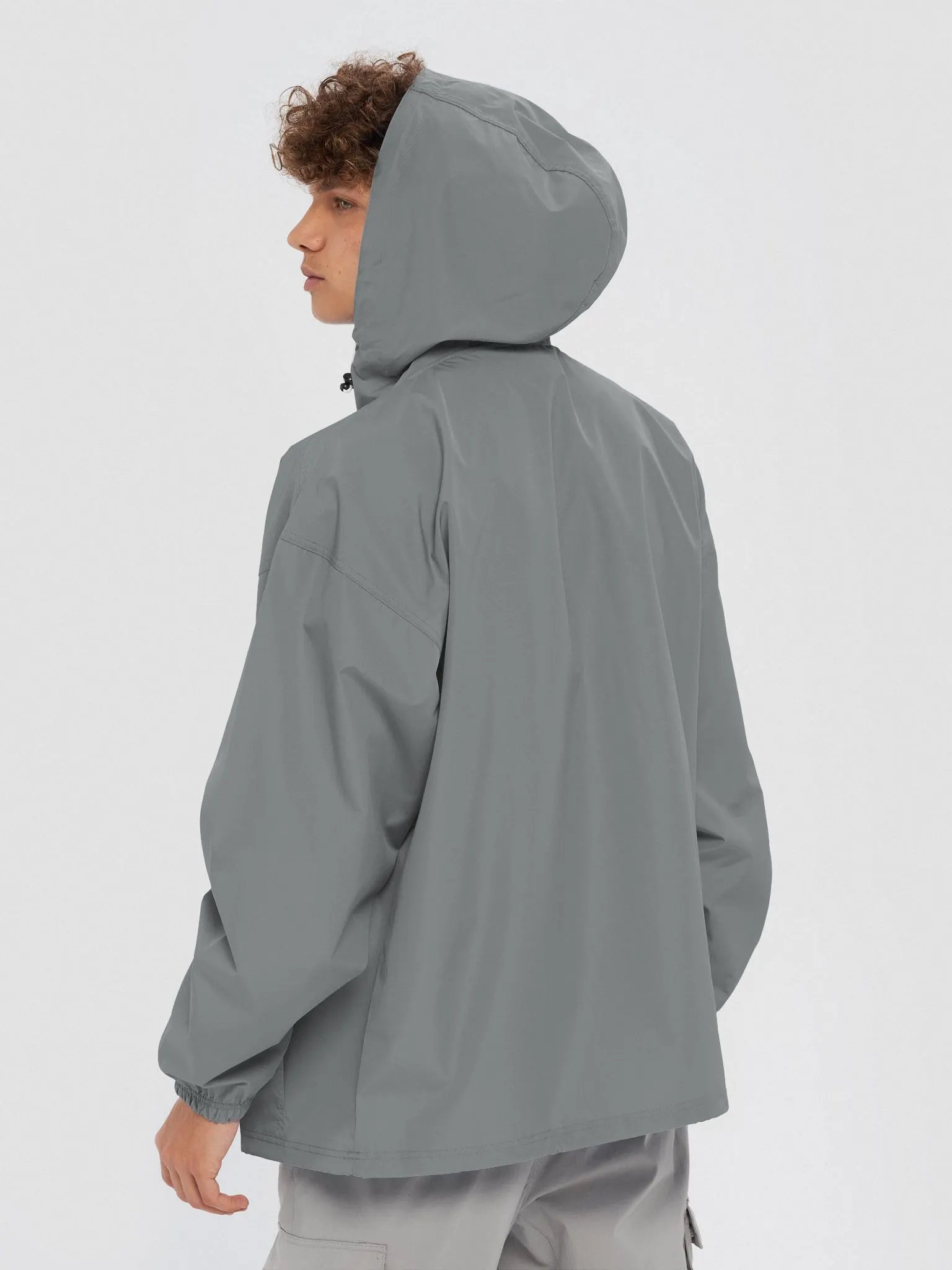 Champion Packable Rain Jacket (Gray) (J019) product image (6)