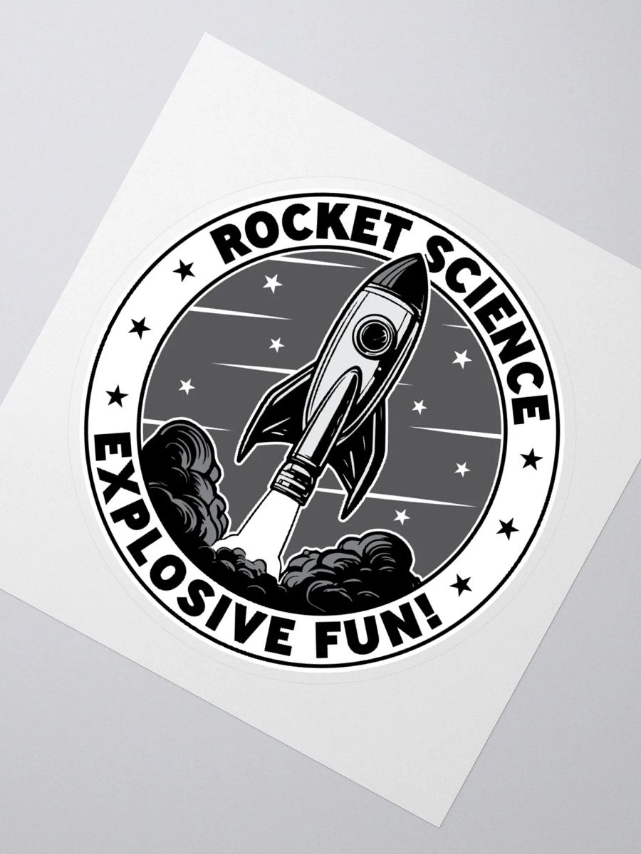 Rocket Science: Explosive Fun Sticker for Science Lovers product image (4)