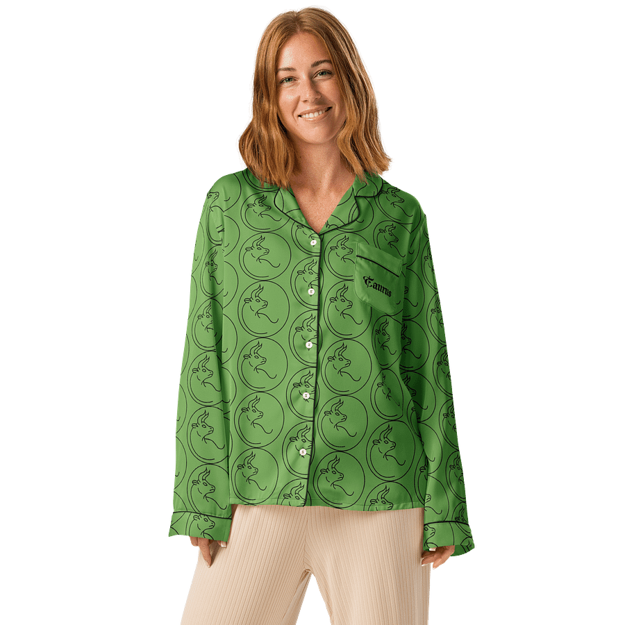 Whimsical Wildlife Taurus Women's Pajama Top product image (1)