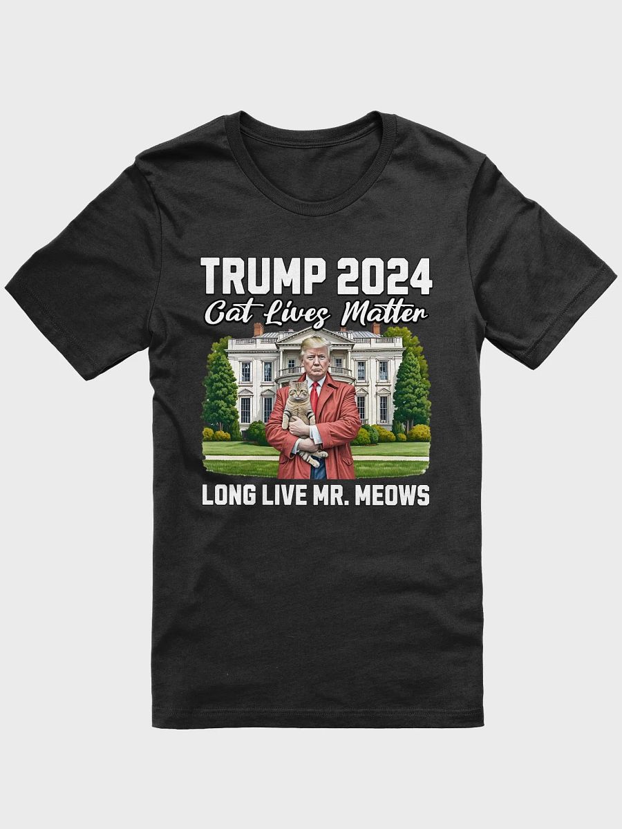 TRUMP 2024 CAT LIVES MATTER FUNNY PATRIOTIC AMERICAN UNISEX T-SHIRT product image (3)