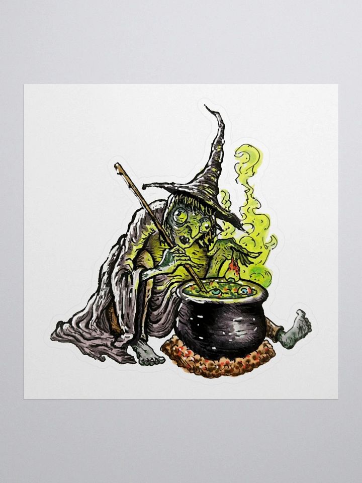 Glowing Witch Eyeballs Sticker product image (2)