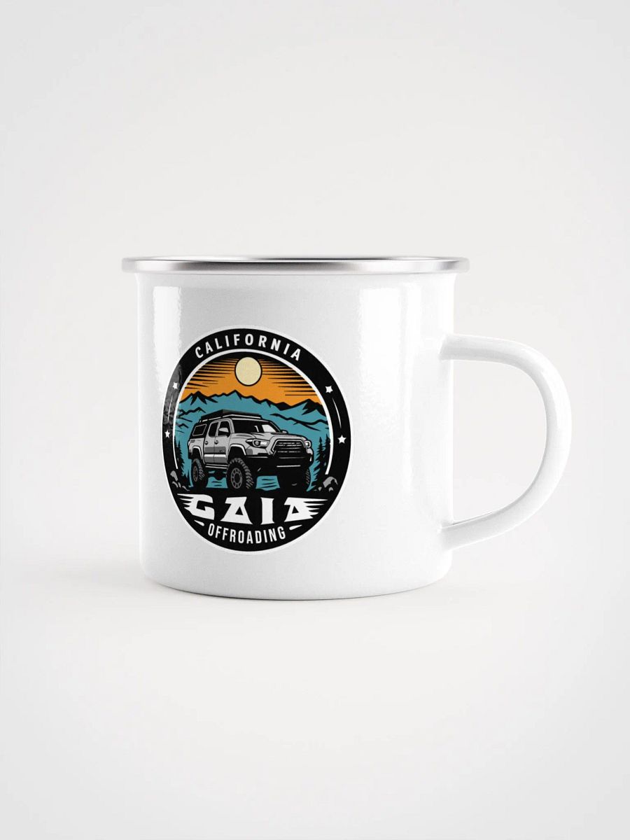 Gaia Off-Road Adventure Enamel Mug 12oz product image (1)