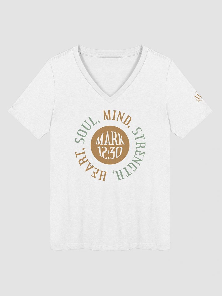 Heart, Soul, Mind, Strength Women's V-Neck Shirt product image (1)