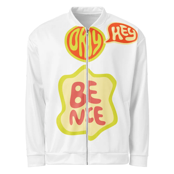 Wavy Vibes All-Over Print Bomber Jacket product image (1)