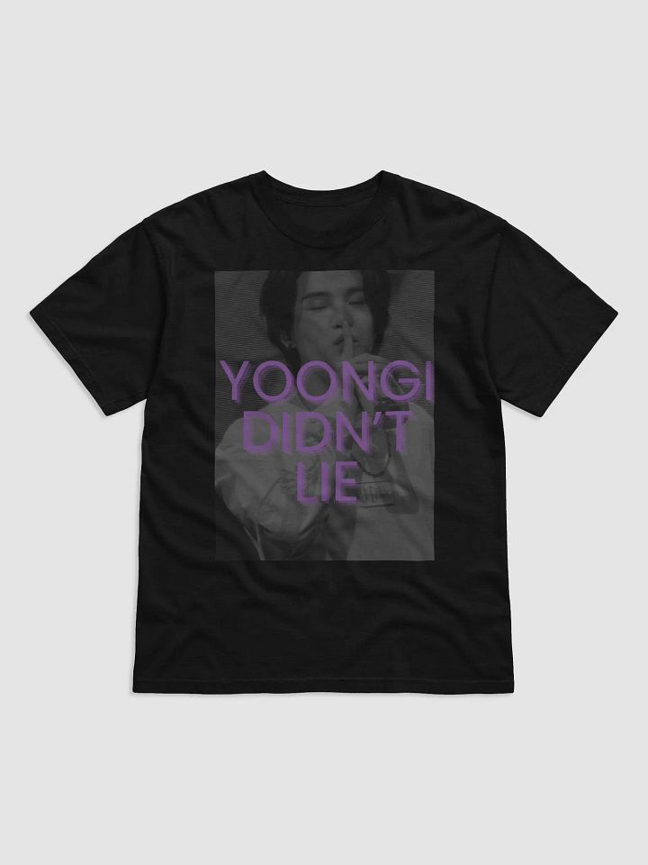 Yoongi didn´t lie Heavy Weight T-shirt product image (1)