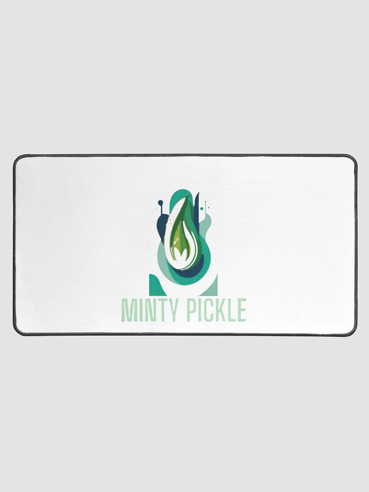 Mintypickle White Desk Mat product image (1)