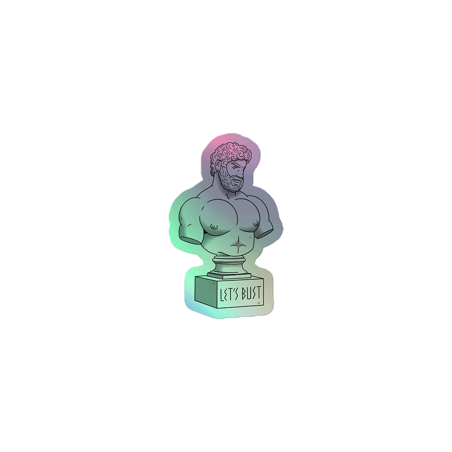 LET'S BUST Holographic Sticker product image (3)